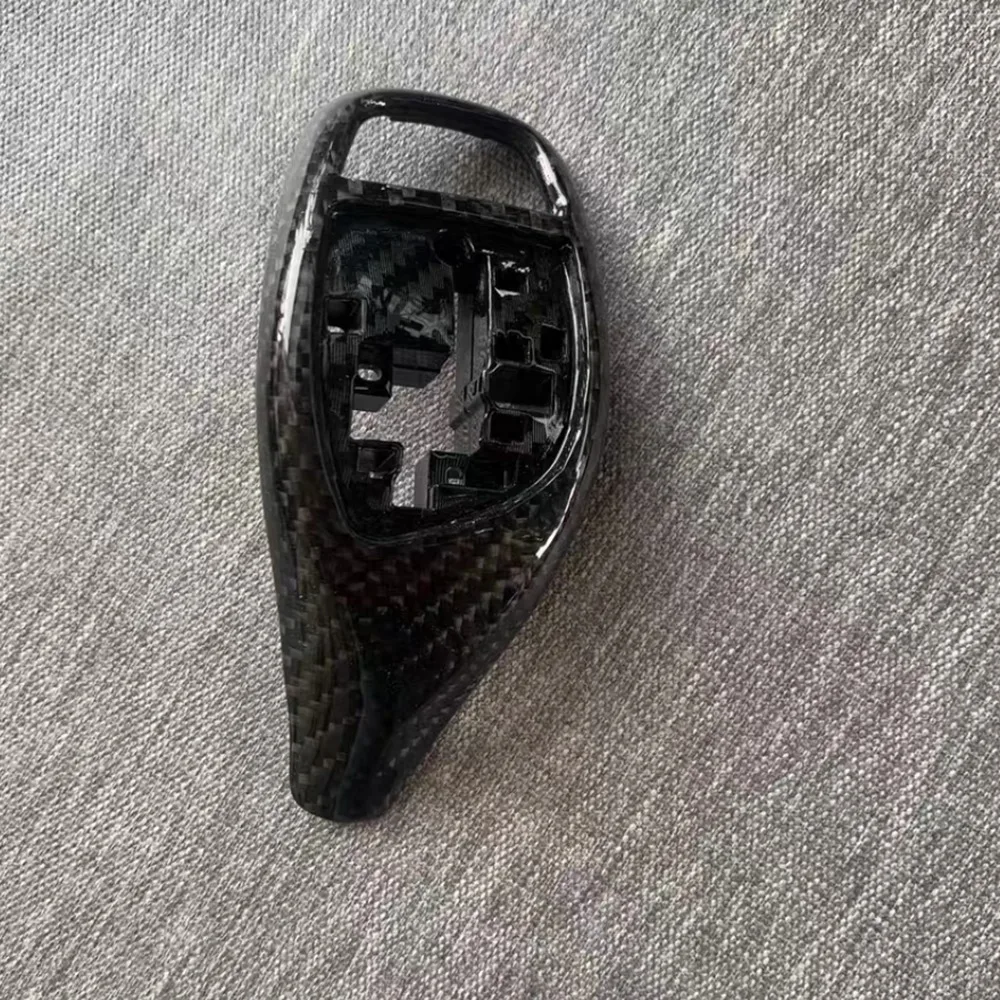 Higher Quality Carbon Fiber Gear Shift Knob Cover For BMW 1 2 3 4 5 6 7 Series For BMW F10 F20 F22 F30 F32
