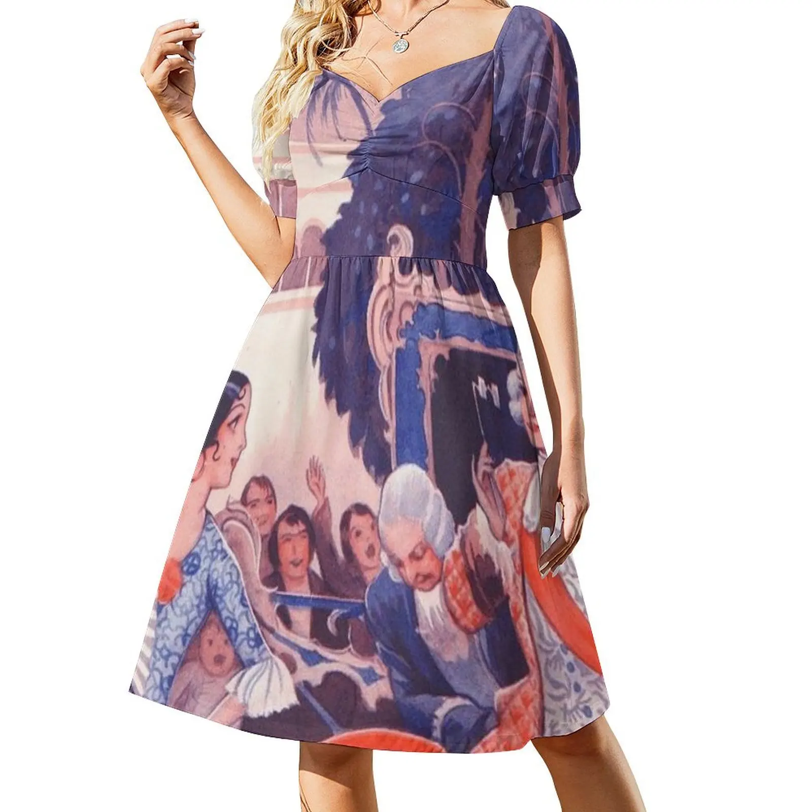 Comb of Beautiful Fatima by Rudolf Koivu Short-Sleeved Dress evening dresses women womens dress Dresses for wedding party