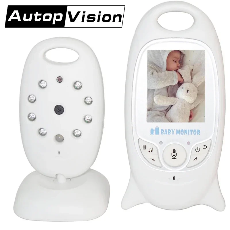 VB601 5PCS/lot 2inch IR Night Vision Baby Monitor Temperature monitor video baby nanny Monitor