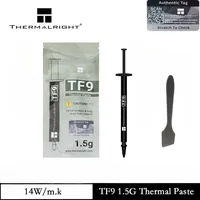 Thermalright TF9 1,5/2,9g disipador de calor de pasta térmica 14W/m.k alta durabilidad para todos los disipadores de calor enfriadores de CPU con herramienta de aplicación