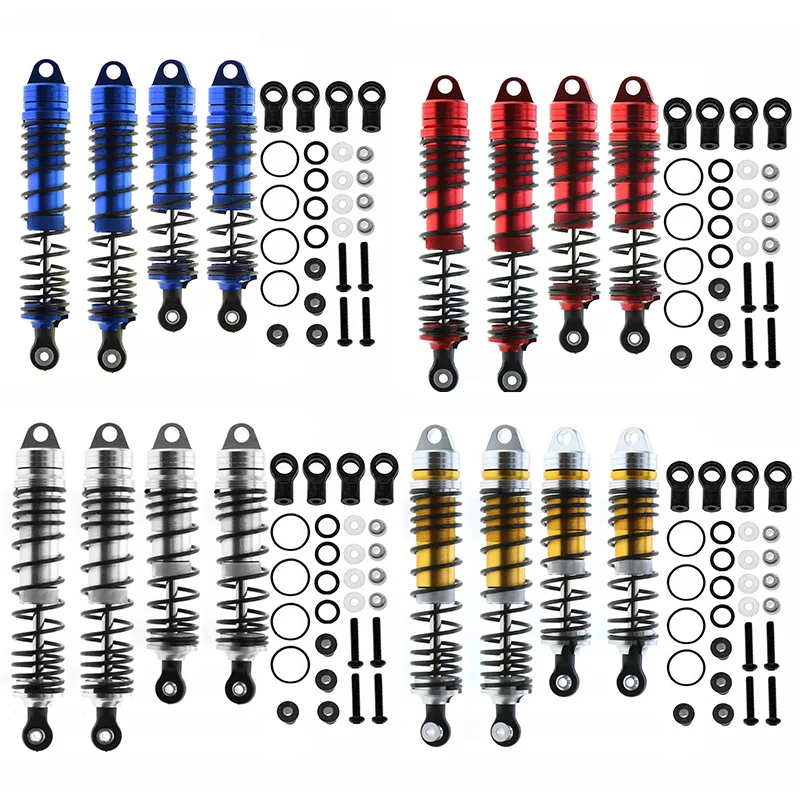 

4PCS 1/10 RC crawler Shocks r car Shock Absorber Compatible with:10 Scale Traxxas Slash/Rustler/Stampede/Hoss VXL 4x4 2wd