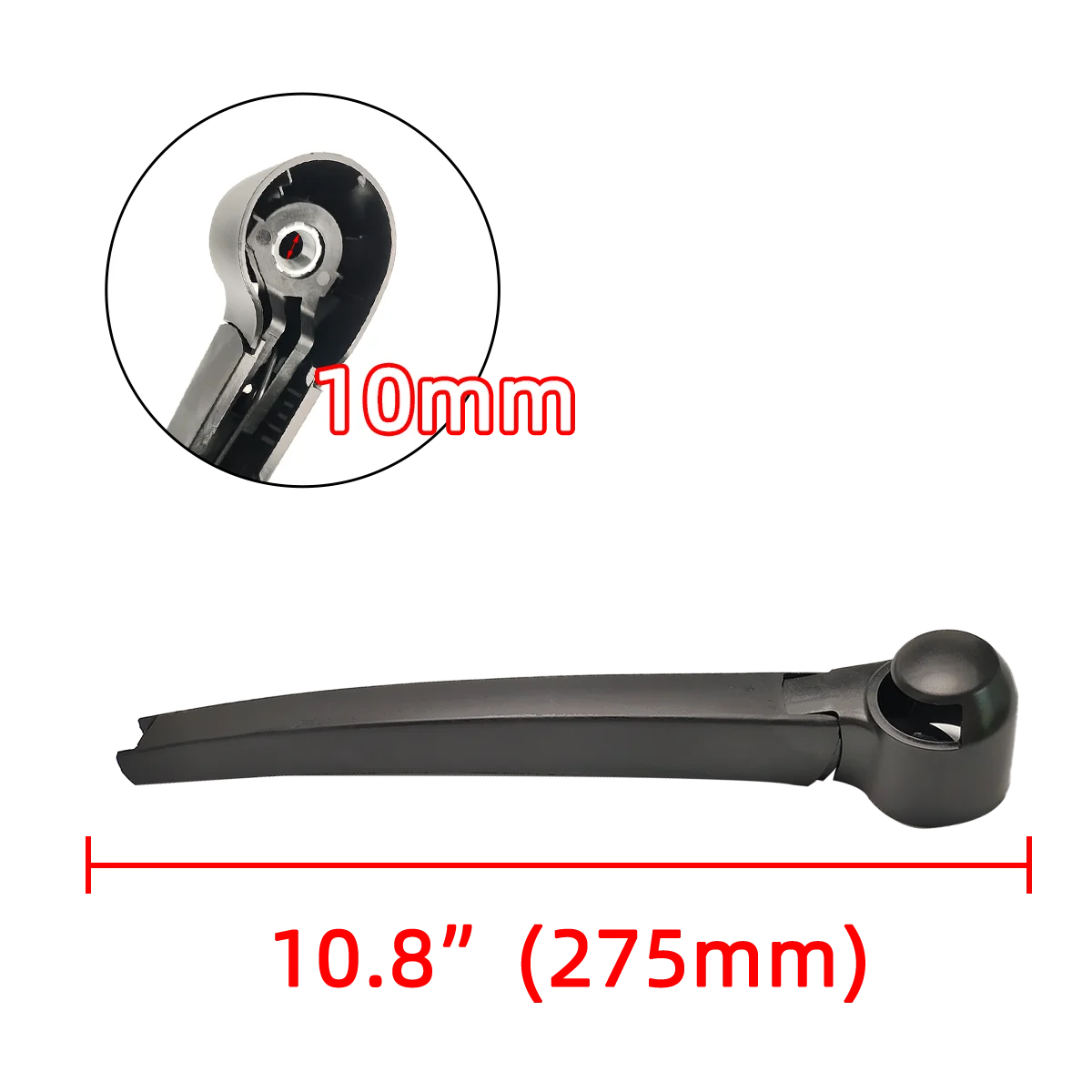 1/2 قطعة شفرة الممسحة الخلفية ذراع الممسحة الزجاج الأمامي نظيفة الباب الخلفي نافذة سيارة المطر فرشاة لسكودا فابيا 2012--2014