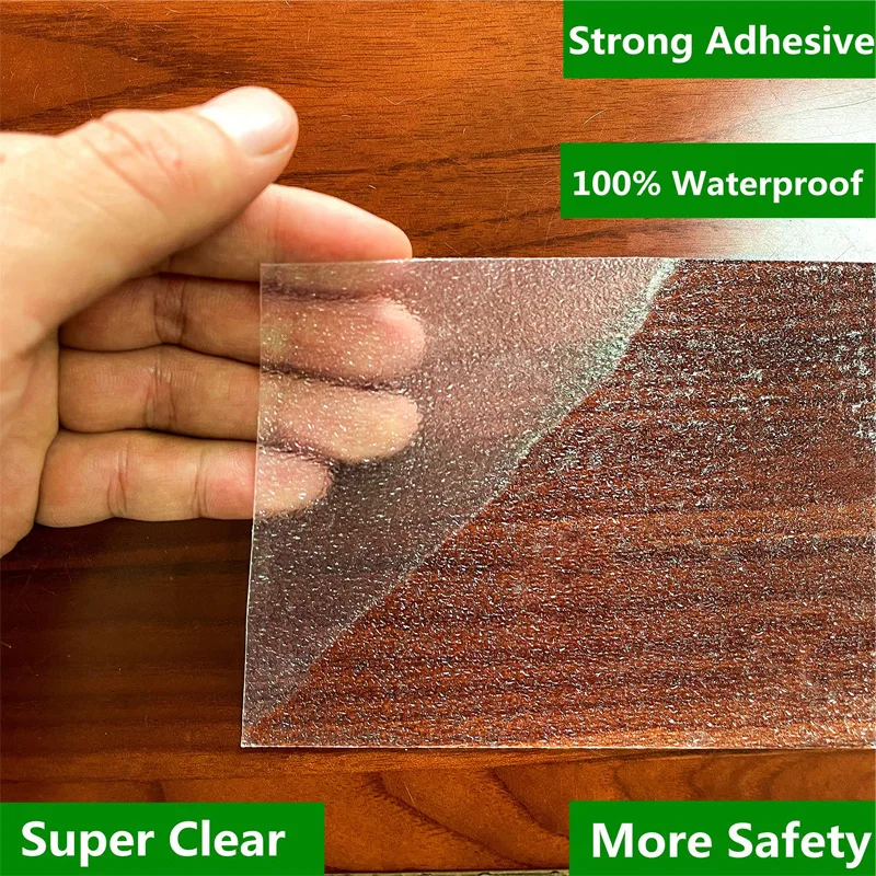 Self-adhesive Transparent Non-slip Tape PEVA Stair Step Floor Sticker Bathroom Thickened Non-slip Sticker Baby Safety Protection