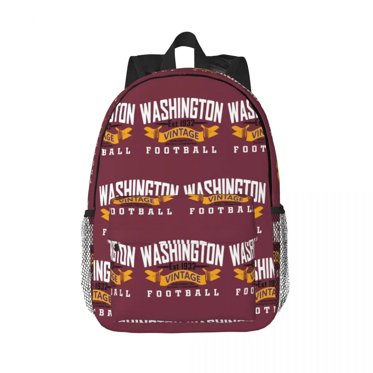 Washington Pro Football Washington Commanders Zaini Ragazzi Ragazze Bookbag Borse da scuola per bambini Zaino per laptop Borsa a tracolla