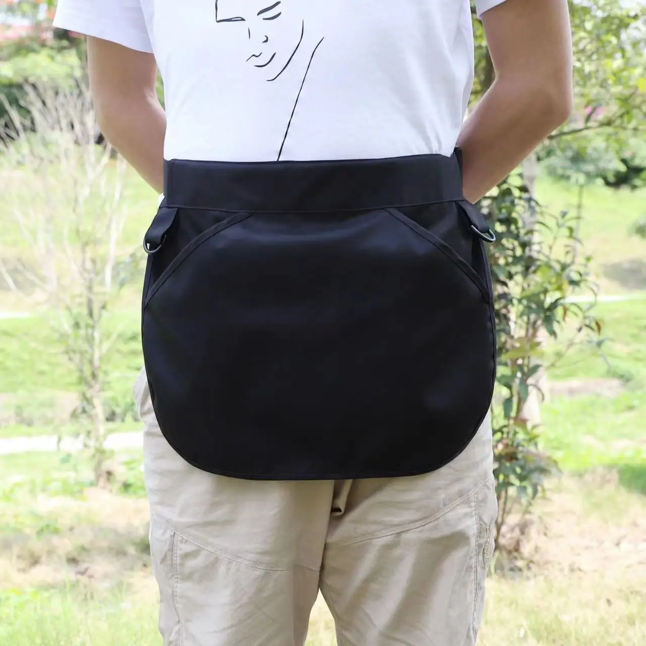 Borsa da cintura portatile ISKYBOB borsa per attrezzi da esterno regolabile in vita borsa per attrezzi da carpentiere per elettricisti per la lavorazione del legno dell'impianto idraulico di giardinaggio