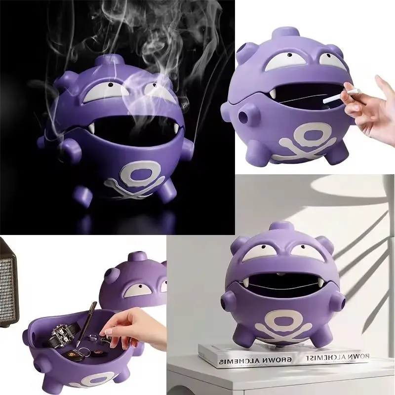 Koffing بوكيمون Weezing البعوض لفائف صينية أنيمي Gastly داخلي حامل البخور الروائح لطيف شخصية سطح المكتب الديكور #6