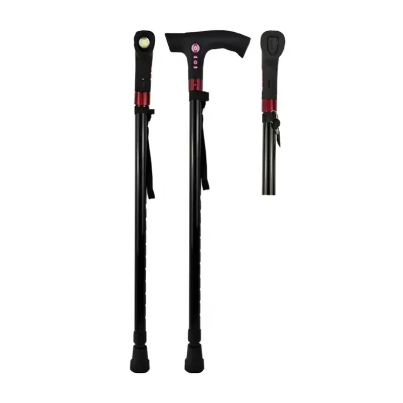 New Hot Sale Smart and Adjustable Senior Walking Cane with LED Light Multipurpose Cane