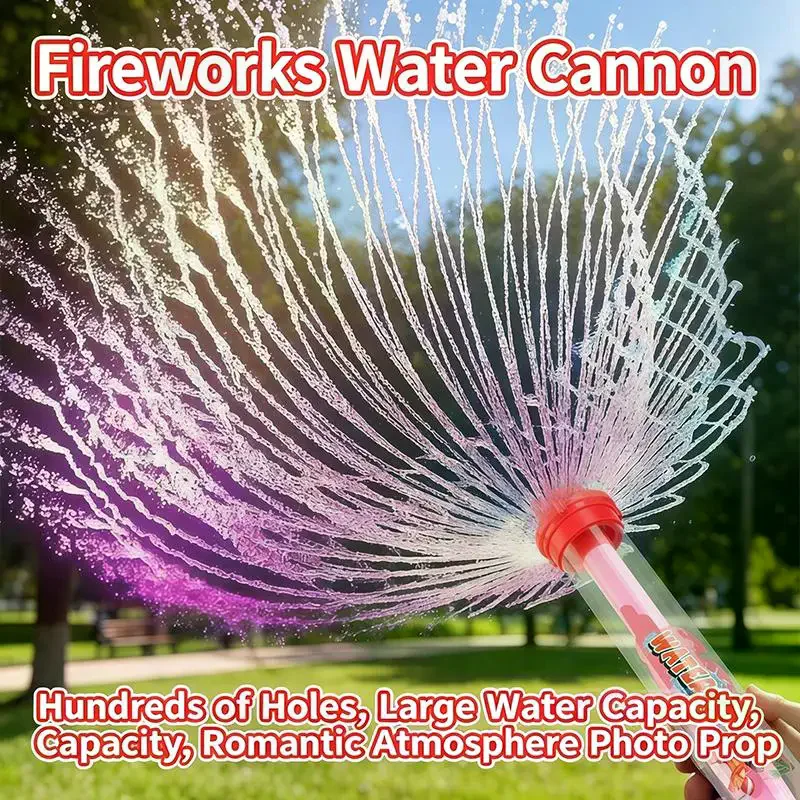 2-in-1 Water Pull Out Soaker Blaster, for Pool Beach Backyard Summer Water Fighting Outdoor Toy