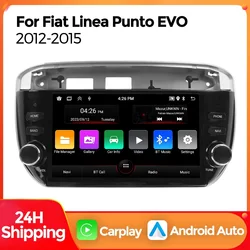 MEKEDE Carplay Andorid Auto Car Radio Intelligent System For Fiat Linea Punto EVO 2012-2015 WIFI BT FM Car Intelligent System