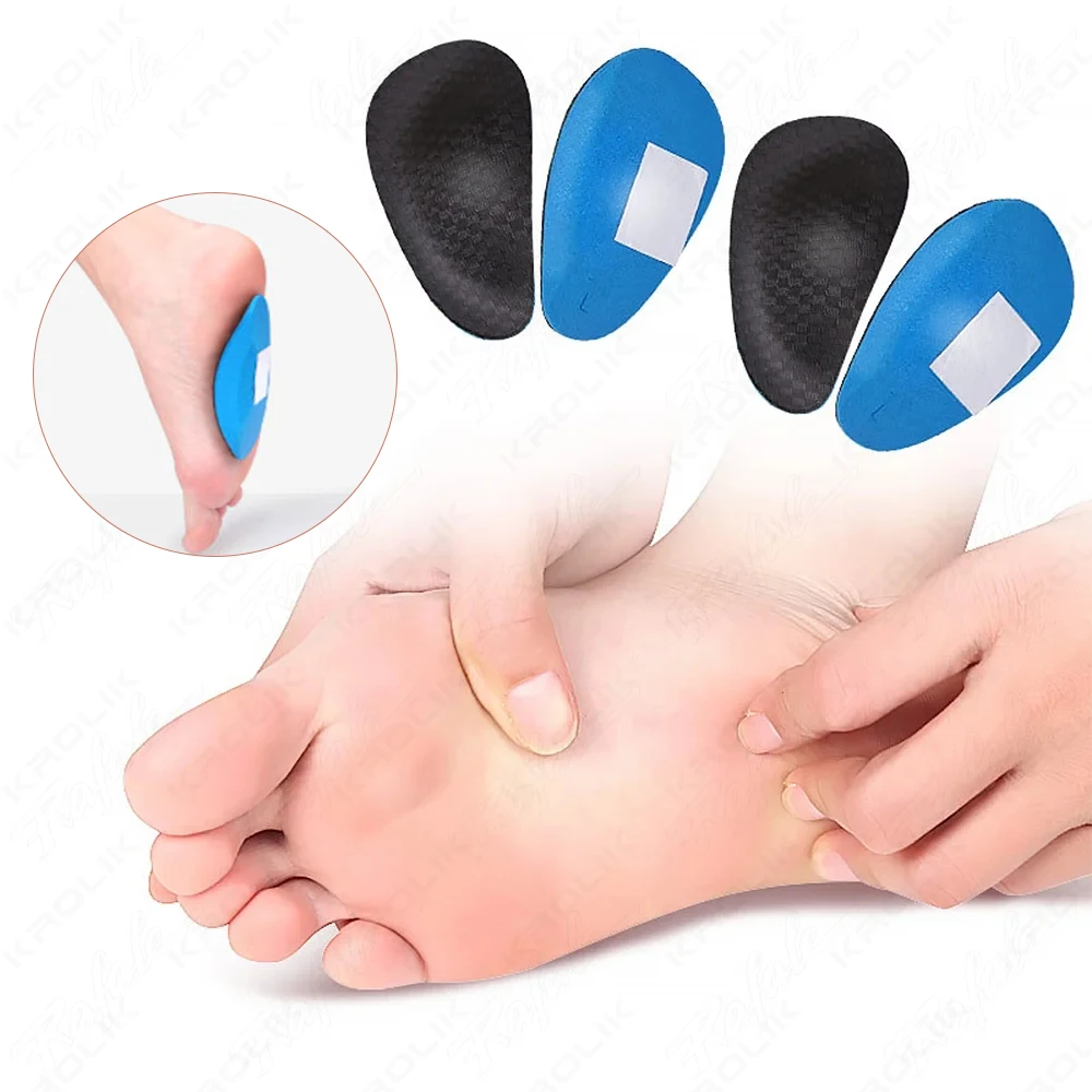 Arch Pad Support Insoles for Flat Foot Correction High Arch Cushioning Plantar Fasciitis Pain Relief Foot Care Orthopedic Insole