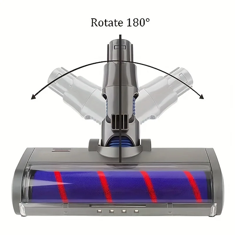 Szczotka elektryczna głowica do odkurzacza Dyson V6 DC58 DC59 DC61 DC62 DC74 szczotka do parkietu z miękkimi kółkami odpowiednia do podłóg twardych