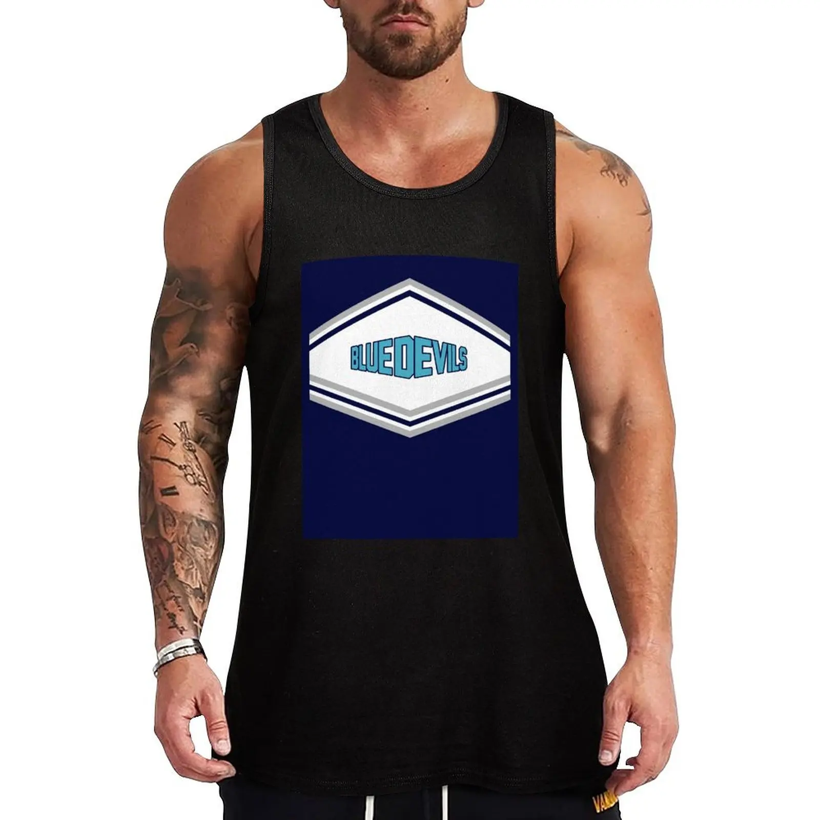 

Blue Devils - Wynonna Earp Tank Top men clothings t-shirts for Men's gym Man gym clothes sleeveless shirt man