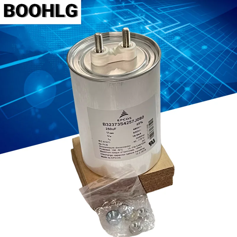

1PCS EPCOS-TDK B32373S4257J080 250UF 480VAC single-phase filter capacitor