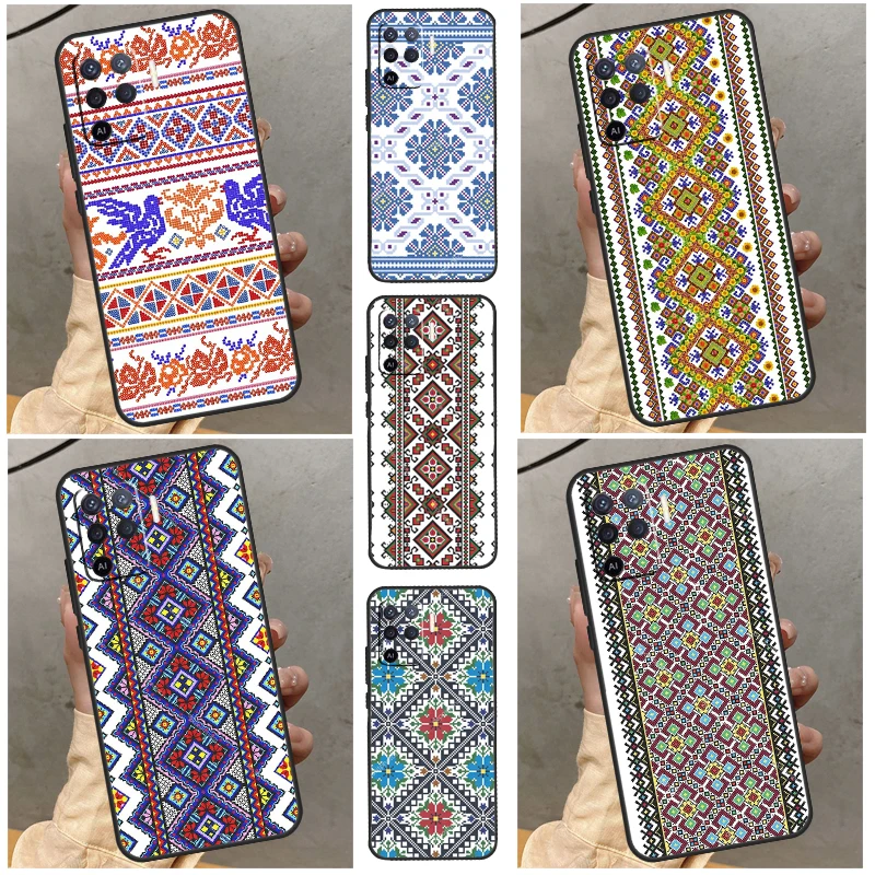 Ukraine Ukrainian embroidery Case For Realme C21Y C25 C35 C30 C11 C31 C15 GT Master GT Neo 2 3 3T 8i 9i 8 9 10 Pro Plus