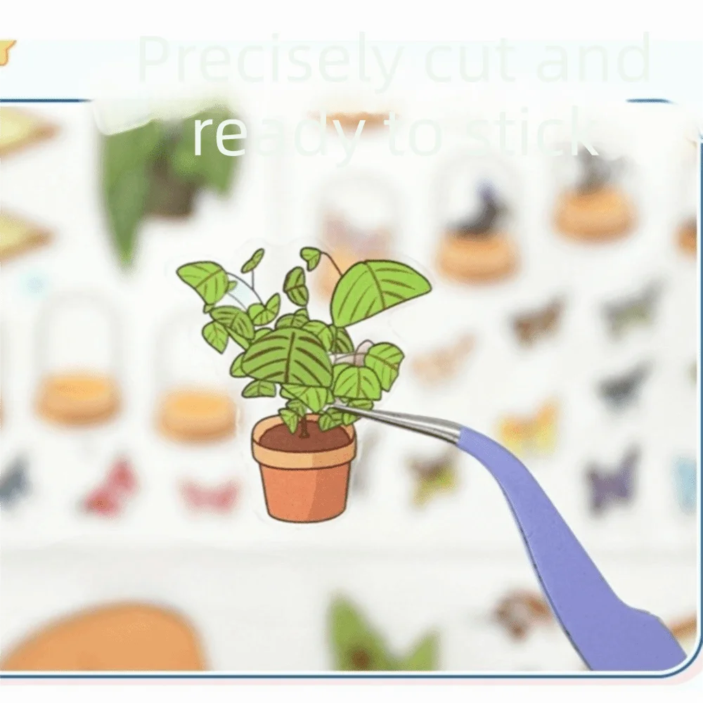 3D Cut Store Code Goods Sticker Diy-cut Scene Collection Miniature Scene Sticker Kawaii Fun Scene Sticker Book
