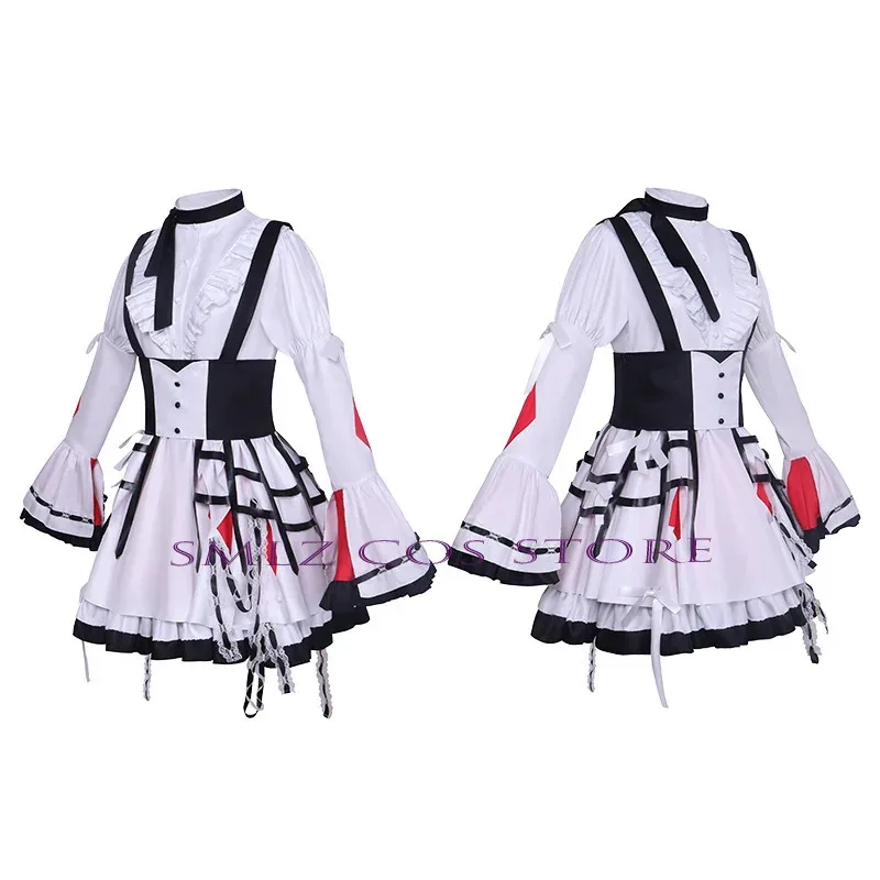 aa69MZK Akiyama Cosplay Anime Project Sekai Costume Mizuki Dress Role Party Christmas Halloween Carnival Girl Suit for Wo