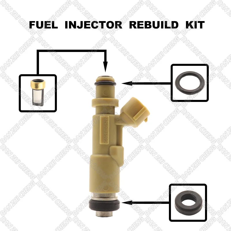 

Fuel Injectors Seals O-Ring Repair Filters for Toyota Coaster Hilux Land Cruiser 23209-79145 23250-75090