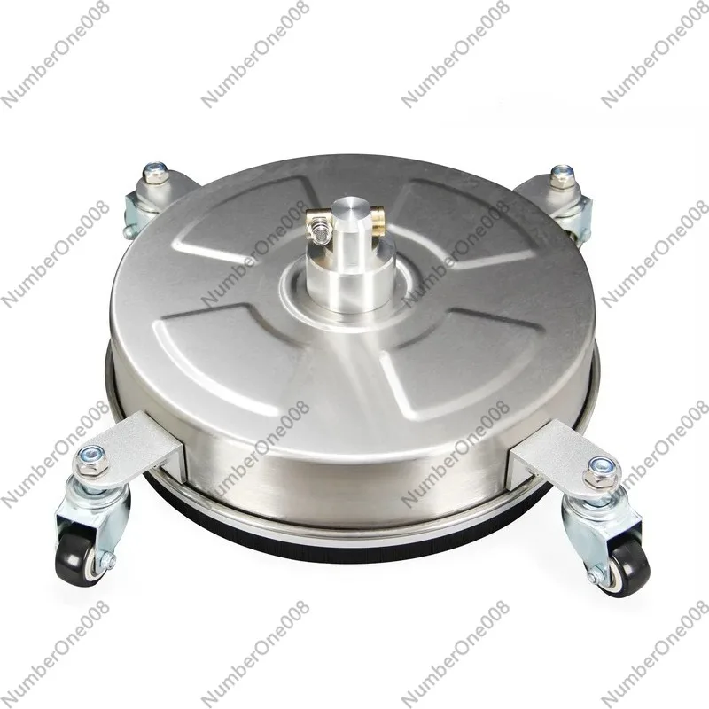13 Inch High-pressure Cleaning Machine Surface Floor Cleaner, Bottom Cleaner, 4-wheel, 1/4-inch Quick Connector, Extension Rod