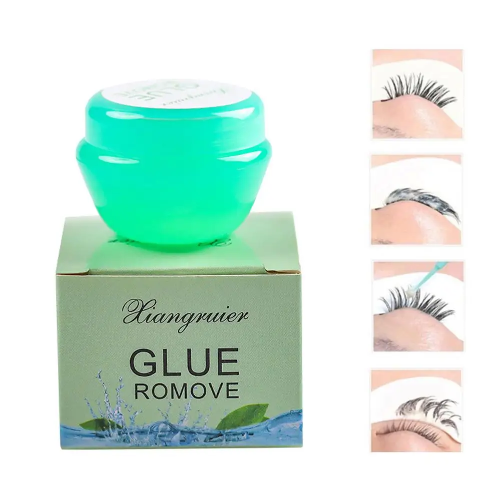 Eyelashes Glue Remover Cream 5g Fruit Flavor Zero Stimulation Quick Extensions Cream Removing Tools Fragrancy Makeup Eyelas C0J7