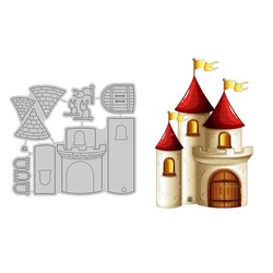 Castle Metal Cutting Dies For Scrapbooking Paper Making Embossing Without Stamps Frame Card Craft