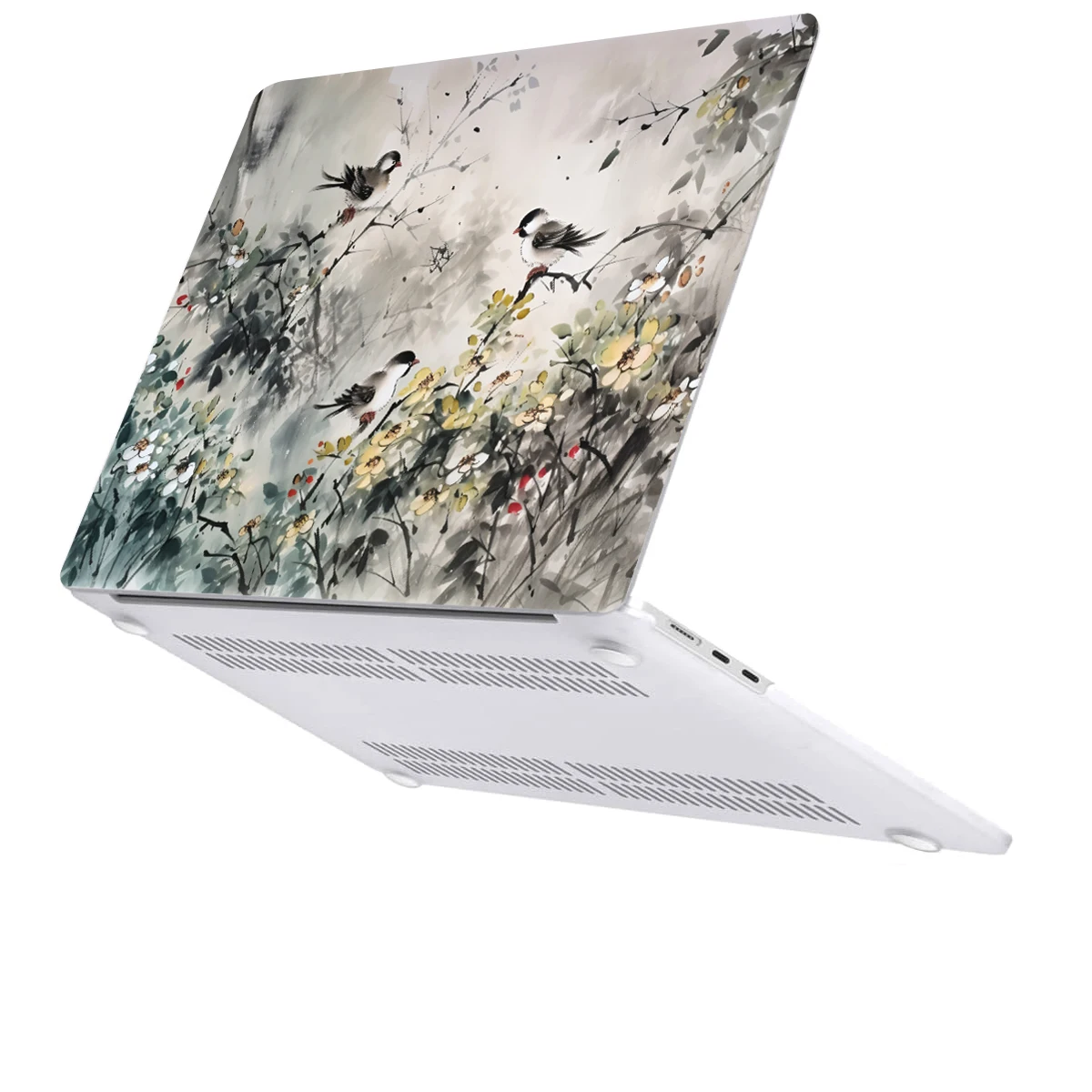 

EGYAL Laptop Case for MacBook Air 15.3 A3241 2025 Air 13.6 A3240 Case for Pro 16.2 14.2 Case with Artistic Painted Shell