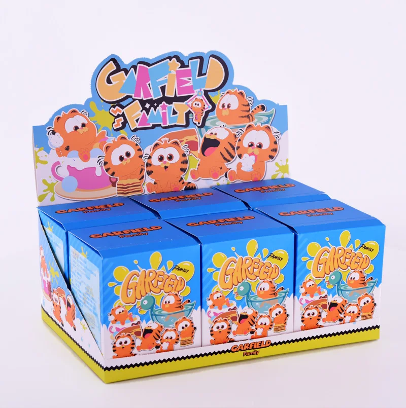 6 Styles Cute GARFIELD Original Plush Toy Soft Cat Stuffed Doll Cartoon Plushie Keychain Pendant for Boys Girls Birthday Gift