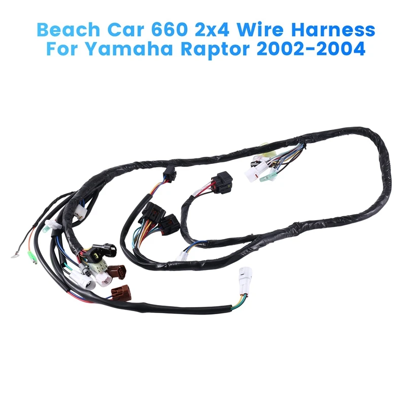 

1 Piece 660 2X4 Wire Harness Electrical Wiring Harness For Yamaha Raptor 2002-2004