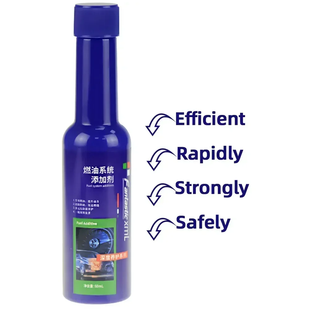 60ml Fuel Gasolines Injector Cleaner Car System Petrol Saver Save Gas Oil Additive Restore Saving Fuel Clear Carbon Deposit