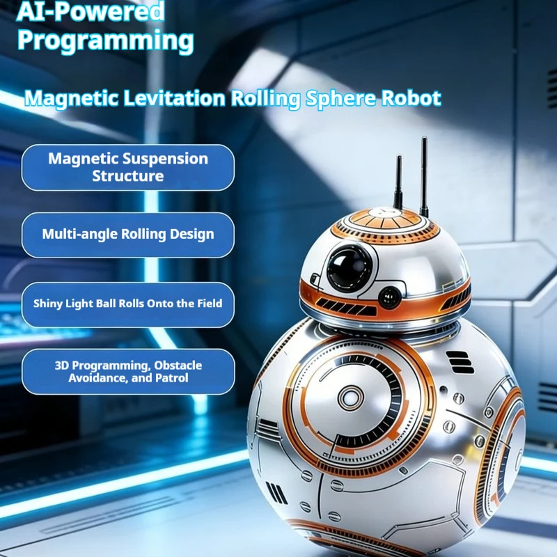BB Spherical Gesture Control Intelligent Remote Control Robot Star Wars High Tech Electronic Toy Ideal For Birthday Gift