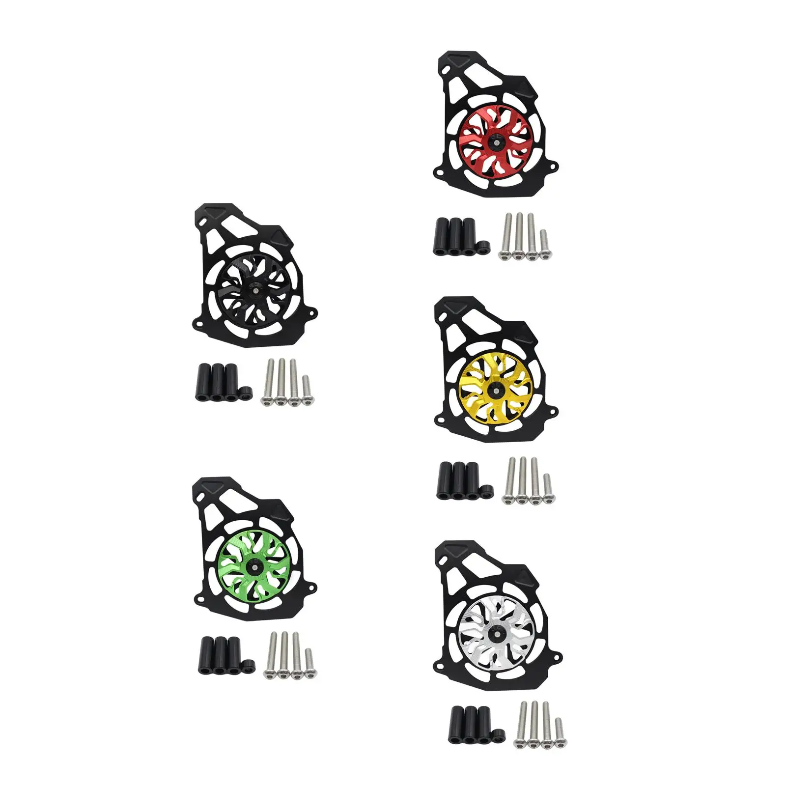 

Aluminum Alloy Motorcycle Fan Cover Replacement Radiator Part Sturdy Easy Install for Yamaha NMAX155 2016-2023