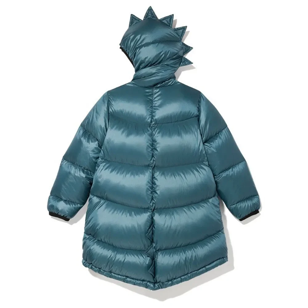 Dinosaur Kids Parka Down Coat Jacket Windproof Waterproof Thicken Children Warm Down Snowsuit Toddler Girl Boy Parkas Outerwear