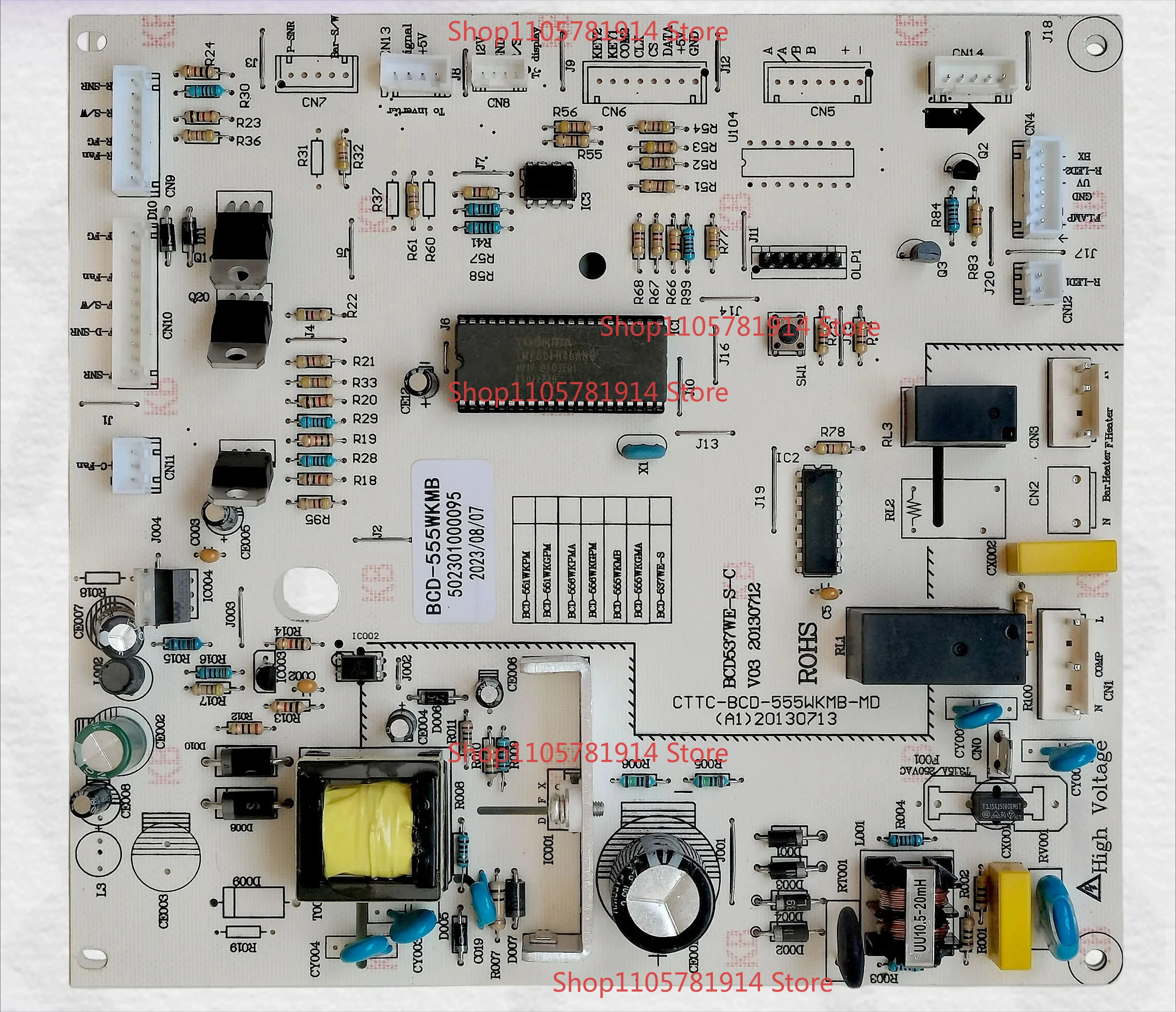 For The Original Midea Refrigerator Main BCD-555WKM556 Computer Main Control 502301000095 Power Board