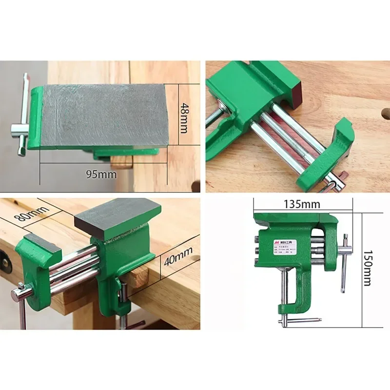 Mini étau de table pince de banc, serrure à percussion, corps en fonte, outils à main légers pour le travail des métaux, les amateurs de bijoux