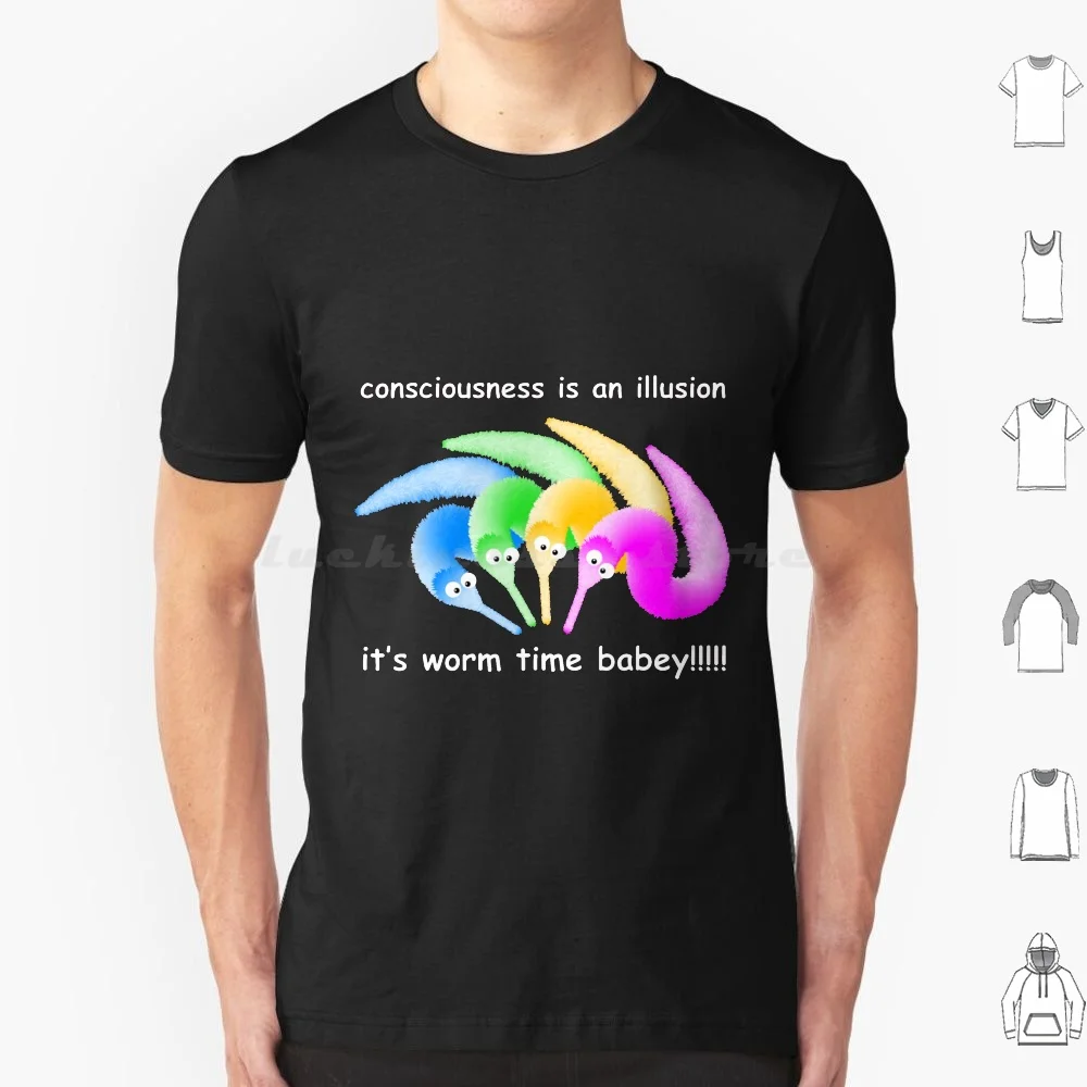 ¿La muerte es invicible gusano mágico en una cuerda camiseta tamaño grande 100% algodón ¿Qué es negro? ? ? ? ¿Qué es el significado del negro negro?