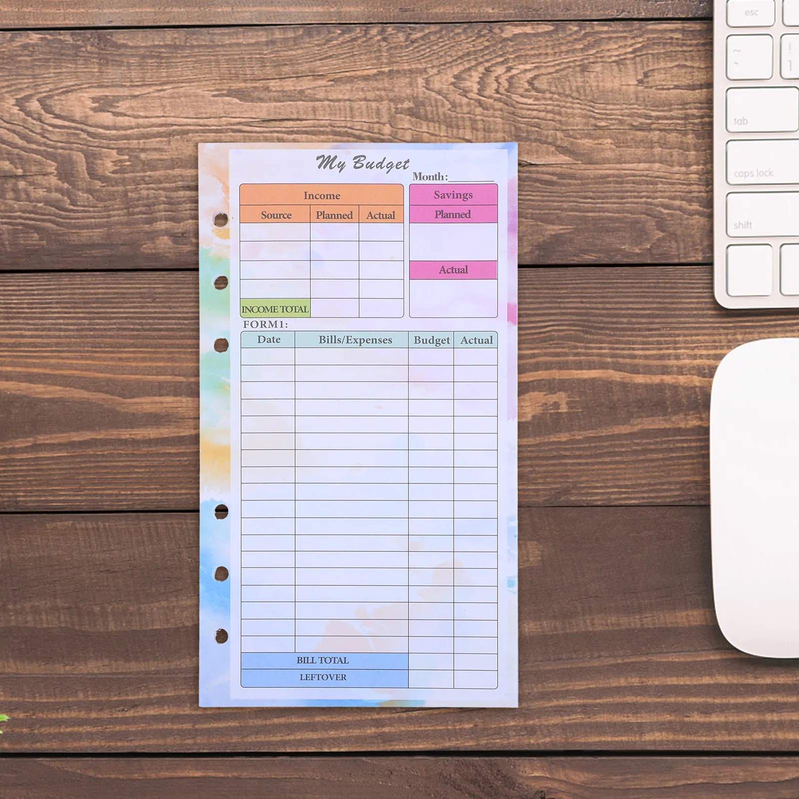 14 Lembar Isi Ulang Binder Per - Planner Weekly Budget ulasan dan harga