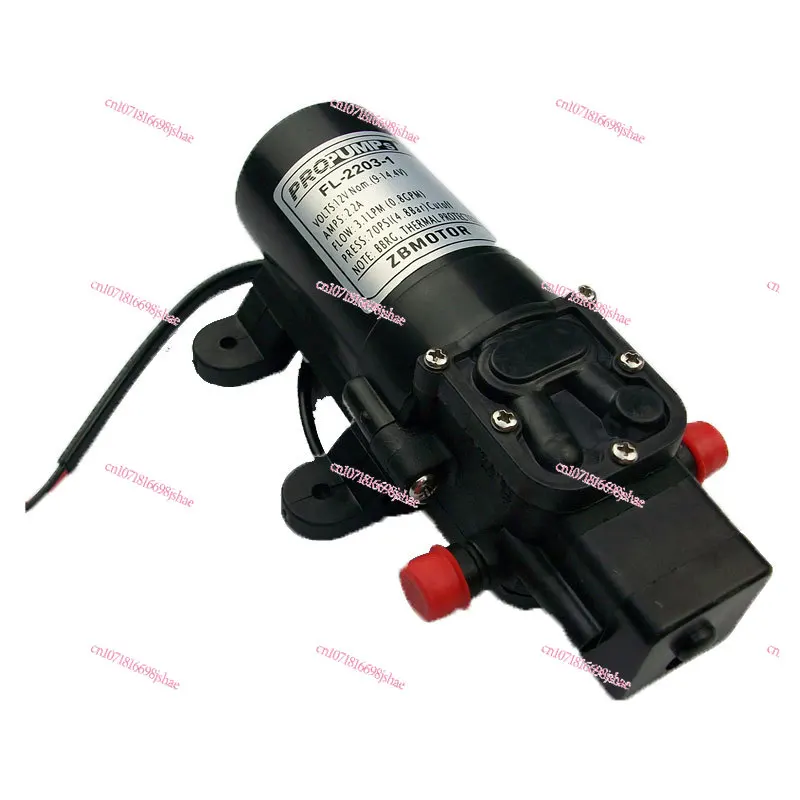 12V Self-Priming Pump Agricultural High Pressure Diaphragm DC Micro Water FL-2203-1 Sprayer Electric Water