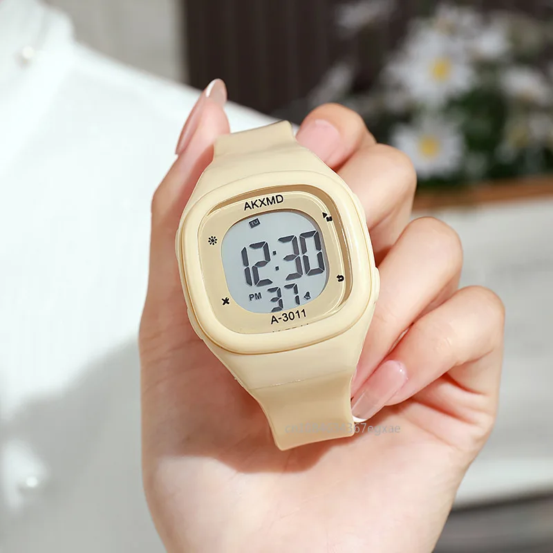 Children Digital Sport's Watch Fashion Kids Watches Boys LED Digital Watch For Kids Children Student Wristwatch Silicone Strap