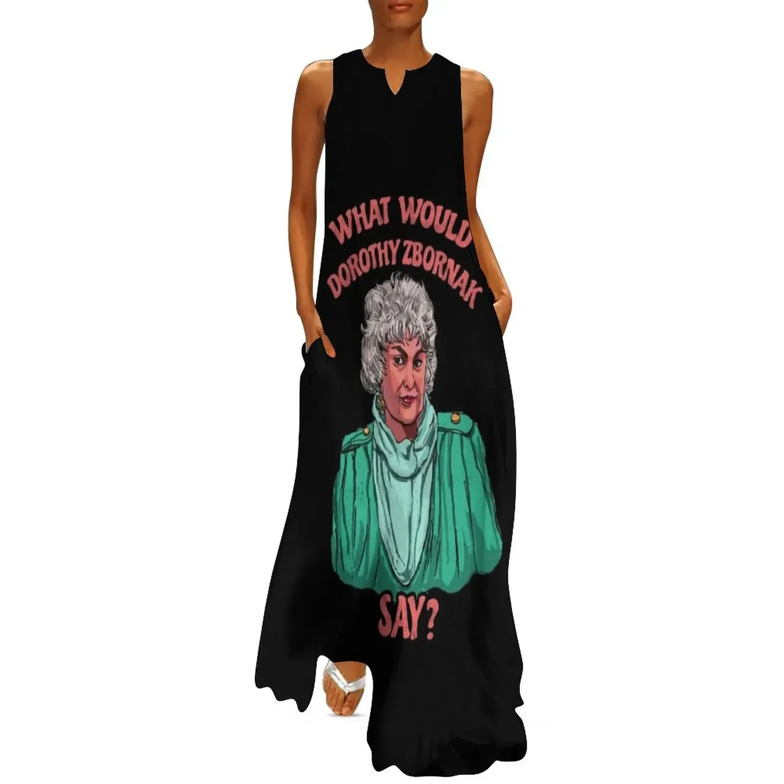 

What would Dorothy Zbornak do Long Dress prom dress 2025 summer clothes Women's dress Woman dresses