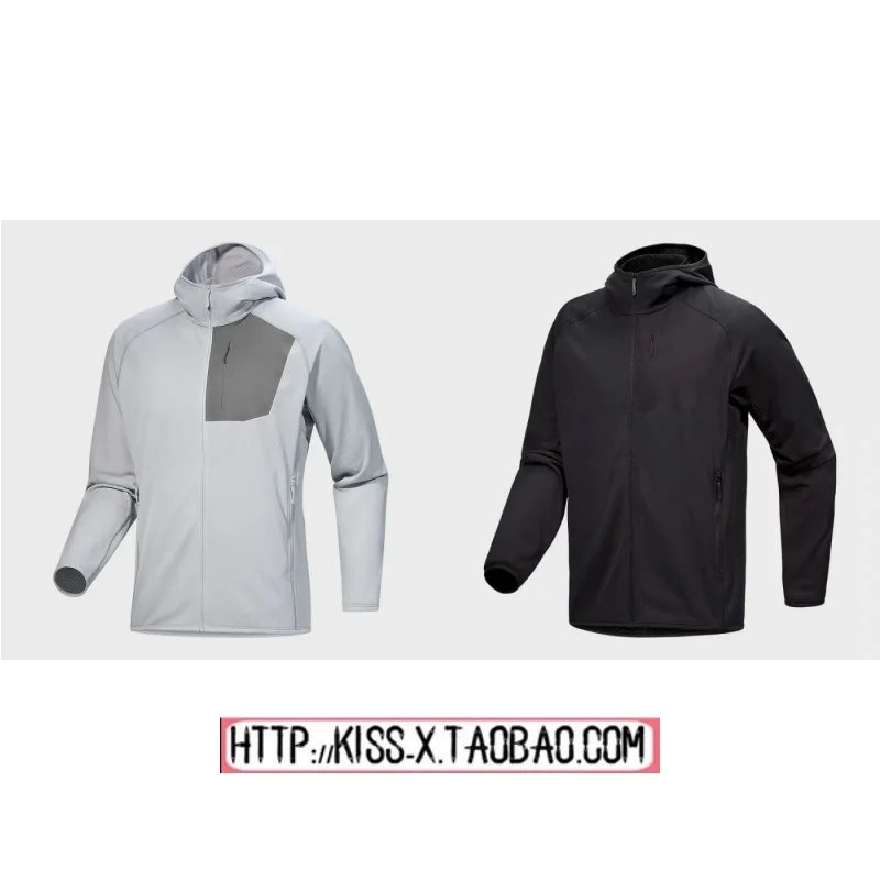 

2026 New Trend Outdoor Climbing Thin Fleece Hoodie Jacket Casual Style Breathable Long Sleeve Zipper Closure Unisex Sweatshirt