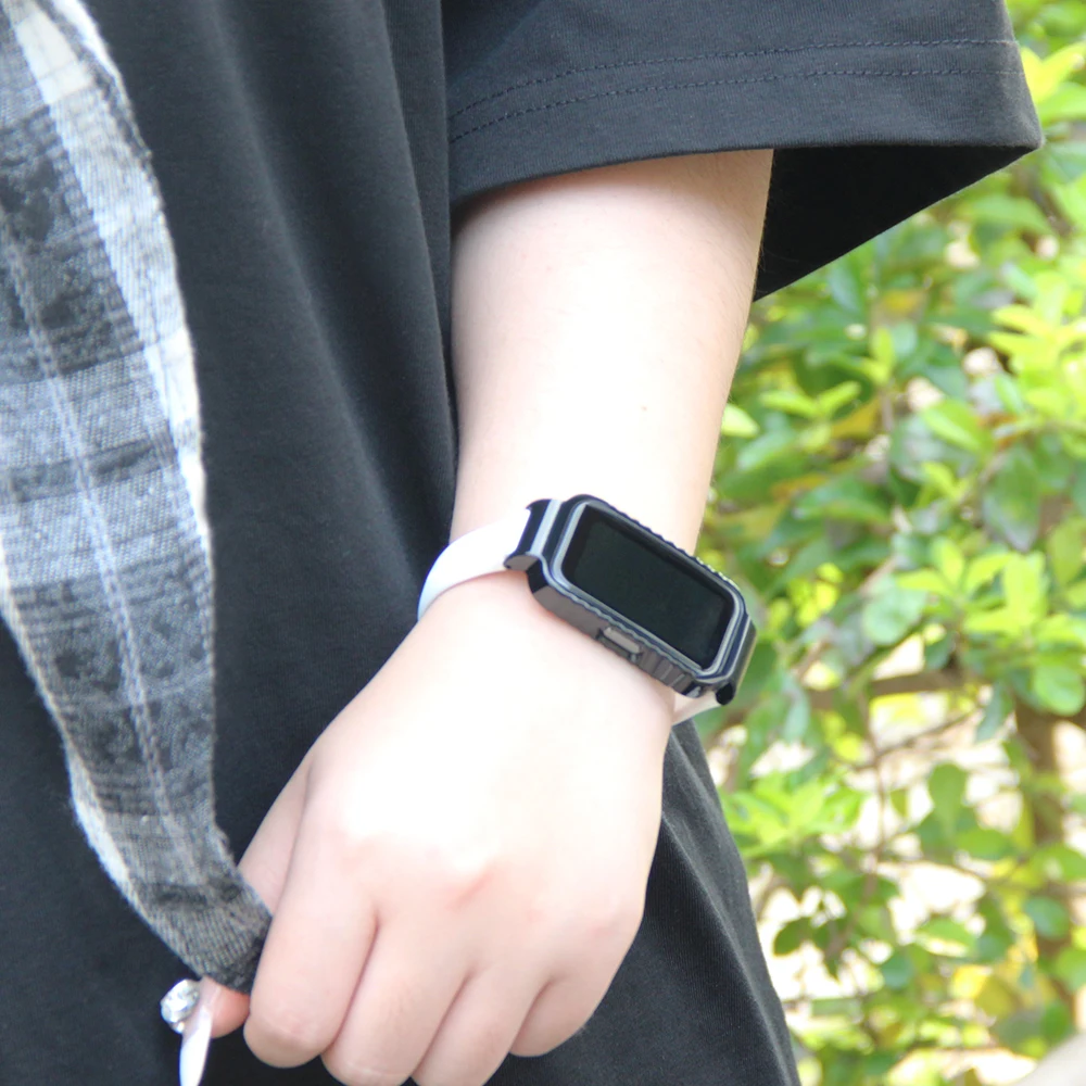 Pulseira de relógio com fivela reversa para huawei band 8/8nfc/9/9nfc/10 liberação rápida respirável silicone ajustável pulseira smartwatch unissex