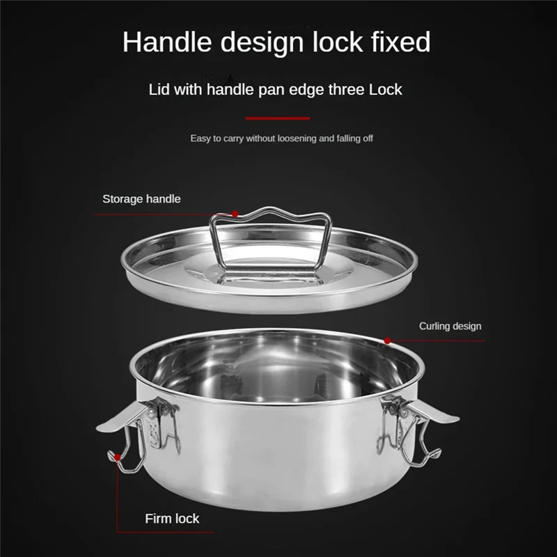 Stampo per pentole per flan, stampo per flan in acciaio inossidabile con coperchio - Flan Maker per vasi da 6 litri