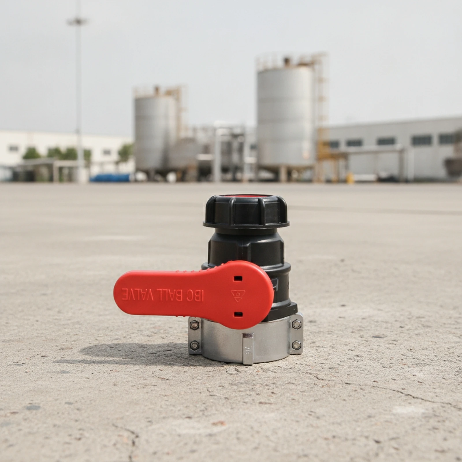 IBC Tote Tank Ball Valve 60mm IBC Tote Fitting Long-Lasting Heavy Duty for Chemical Container
