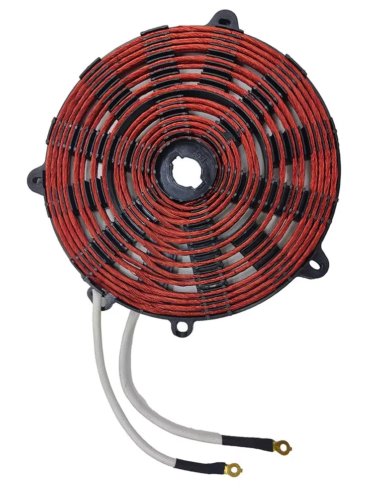 2500 واط بالمينا سلك ألومنيوم متناثر طبقة مزدوجة لوحة لفائف التدفئة 220 فولت عنصر الحرارة للطباخ التعريفي