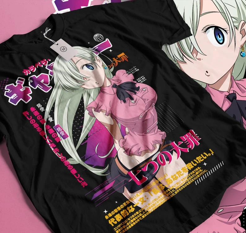 Seven Deadly Sins Casual T-Shirt Cotton Graphic Oversized Unisex T-shirt Streetwear Trendy Cotton New Model Short Breathable tee