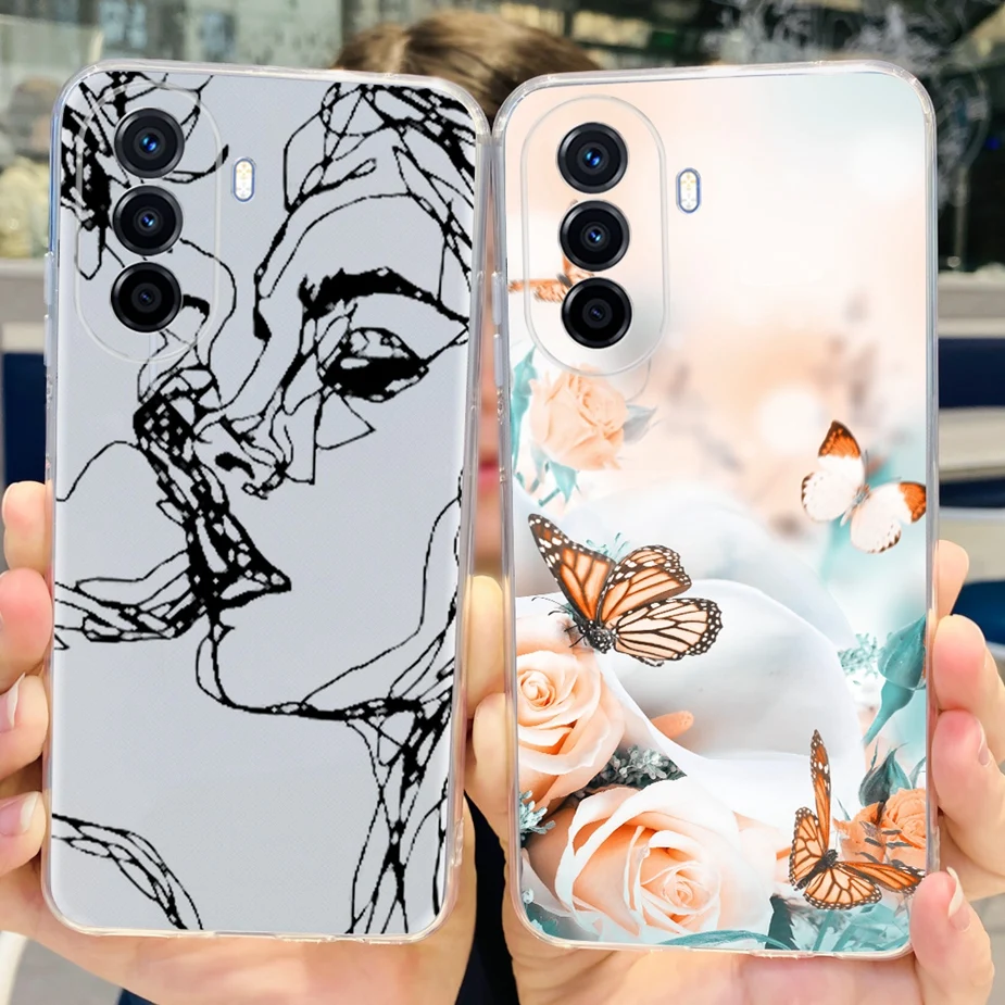 For Huawei Nova Y70 Plus Case MGA-LX9 New Fashion Painted Cover Soft Slim Phone Case For Huawei Nova Y70 Y 70 NovaY70 Coque Capa