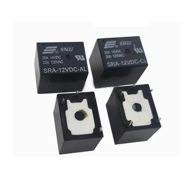 Car relays SRA-12VDC-AL 4 pin  SRA-24VDC-CL 5 pins 20A