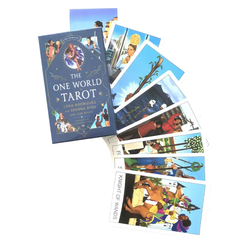 Карта Таро one world, 78 карт, развлекательная карта для гадания о судьбе, настольная игра, таро и множество вариантов Таро, руководство в формате PDF