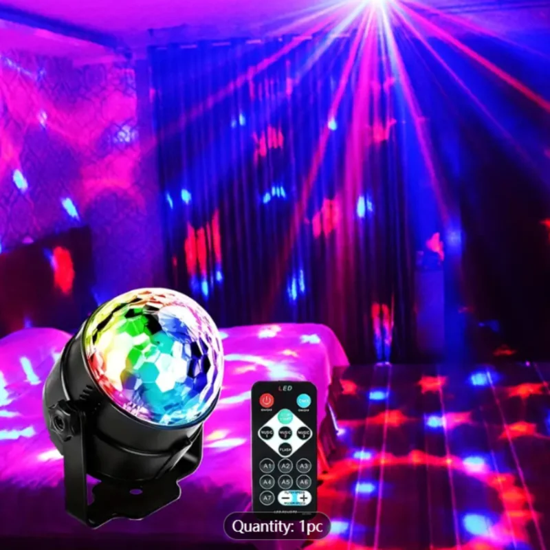 

Disco Ball SyncSound RGB: 7 динамических цветовых режимов, светильник для вечеринок с регулируемой яркостью для танцевальных полов, клубов, мероприятий и домашнего декора | Энергетический эфи