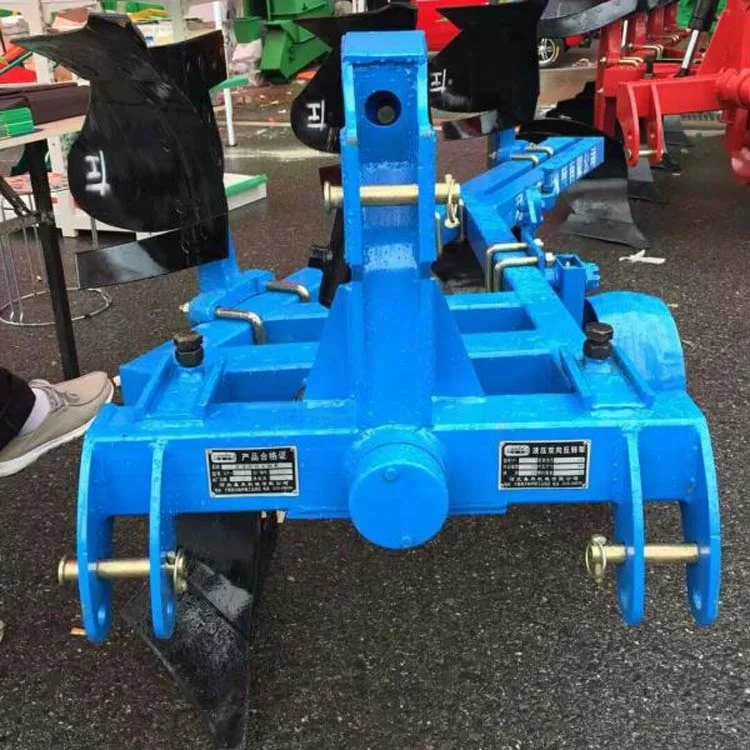 آلة المزرعة 90 حصان مثبتة على الجرار هيدروليكية قابلة للعكس 4 محراث شبكي فرو #2