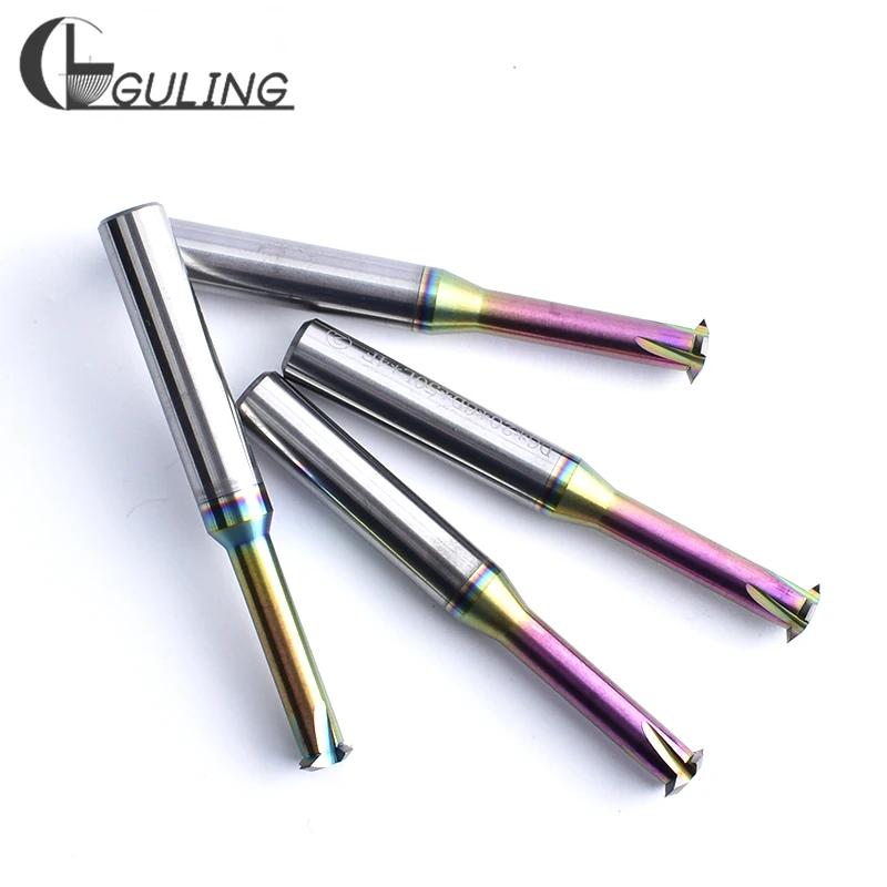 CNC 60Degree Tungsten Steel Single tooth Thread Milling Cutter M1 M1.2 M1.4 M1.6 M2 M2.5 M3 M4 M5 M6 M8 M10 M12 M14 For Aluminum